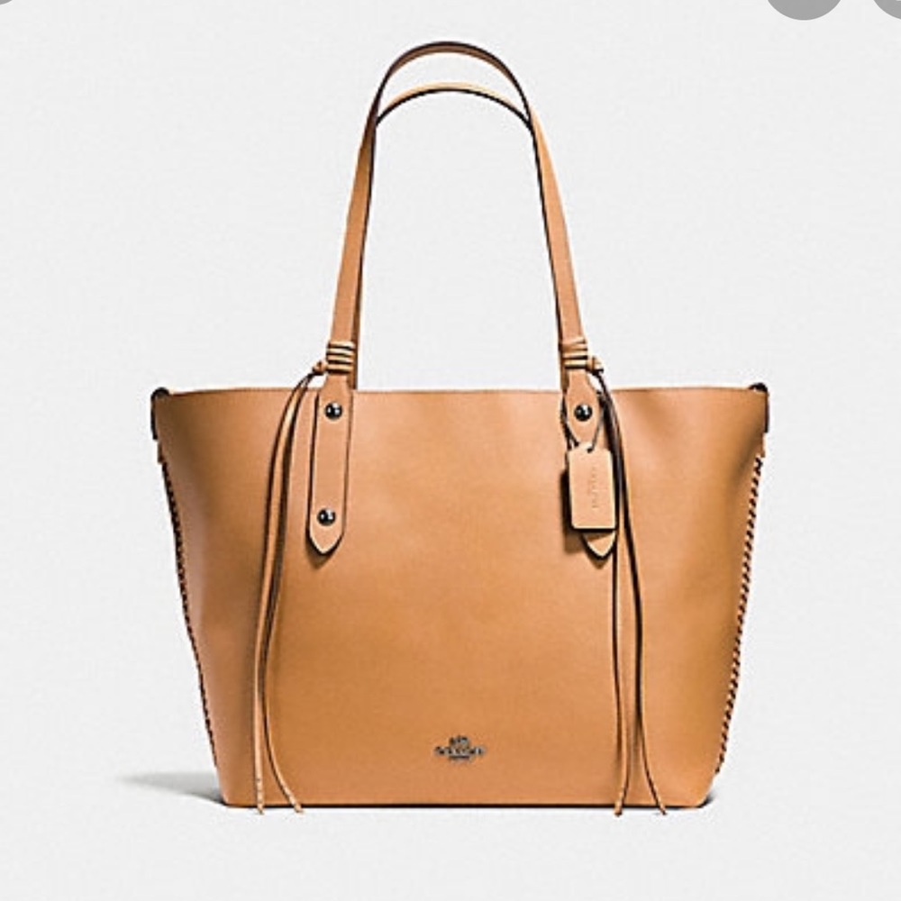 Coach Whiplash Market Tote in Light Saddle